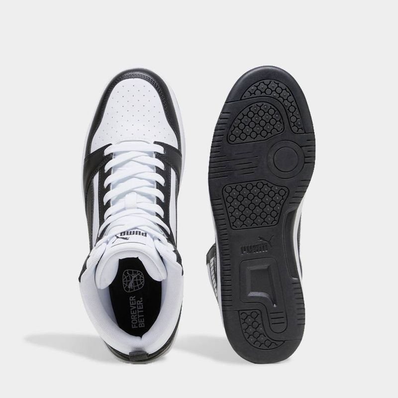 Zapatillas-Urbano-Puma-Hombres-392326-01-Rebound-V6-Sintetico-NEGRO-BLANCO-7.5