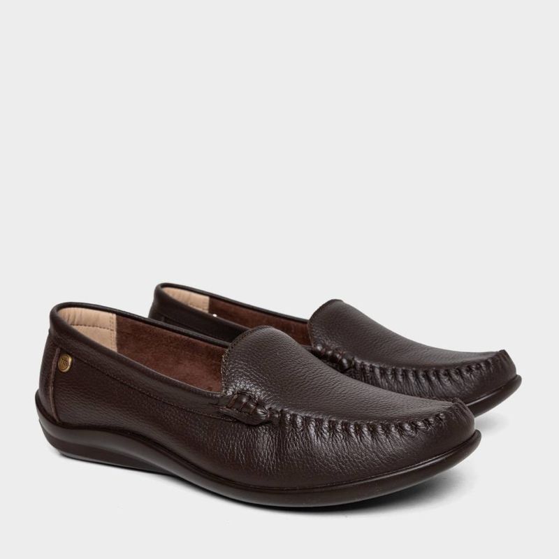 Zapatos-Casual-Top-Model-Mujeres-Tlk-002-Calipso-Cuero-MARRON-37