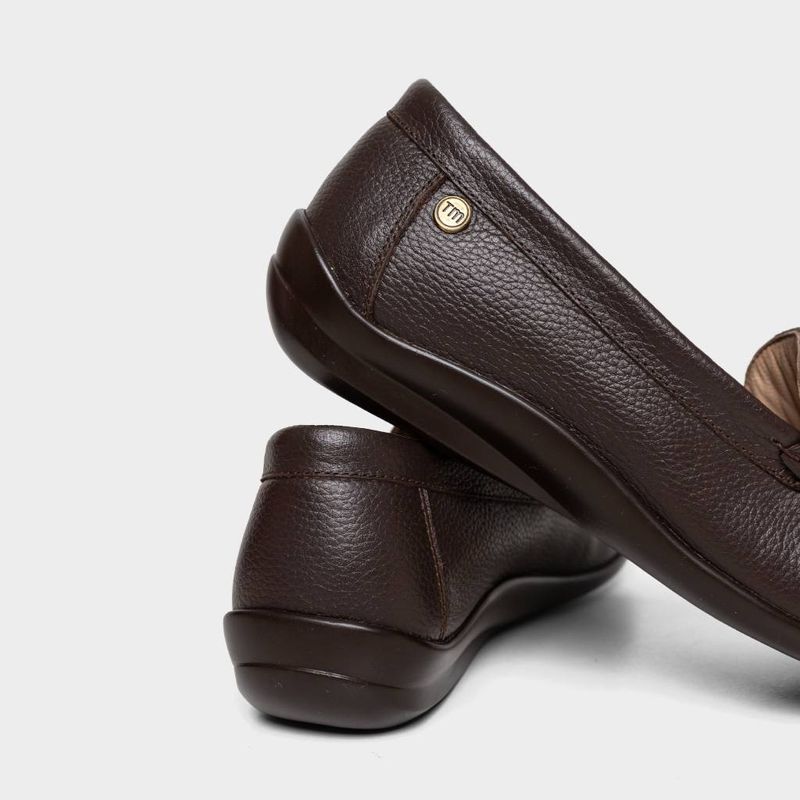 Zapatos-Casual-Top-Model-Mujeres-Tlk-002-Calipso-Cuero-MARRON-37
