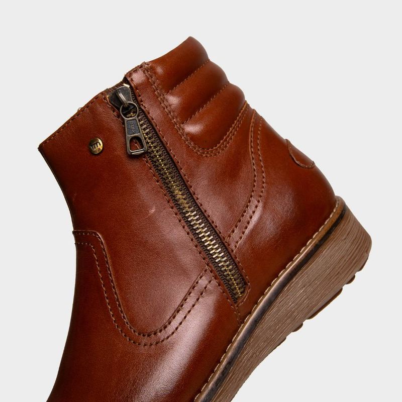 Botines-Casual-Top-Model-Mujeres-Td-022-Clariel-Cuero-MARRON-36