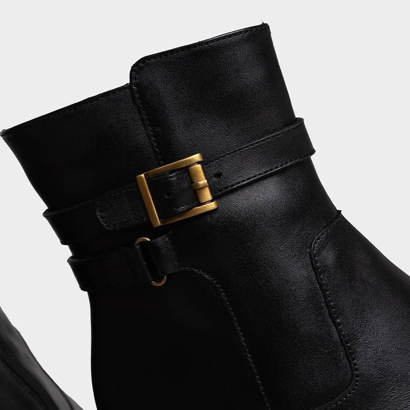 Botines-Casual-Top-Model-Mujeres-Tbk-020-Rosella-Cuero-NEGRO-36