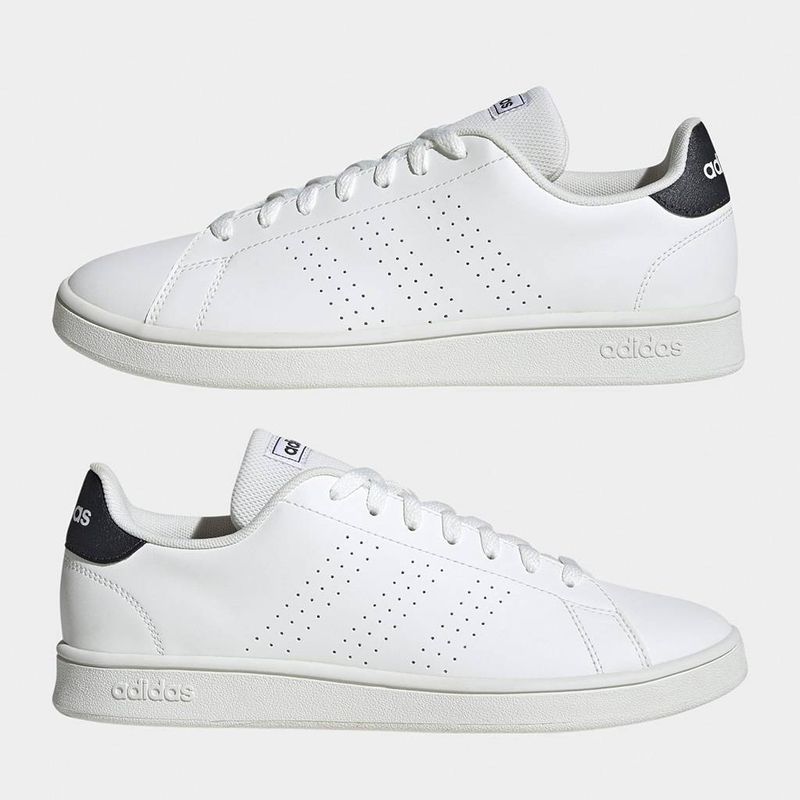 Zapatillas-Urbano-Adidas-Hombres-If8556-Advantage-Base-Sintetico-BLANCO-10