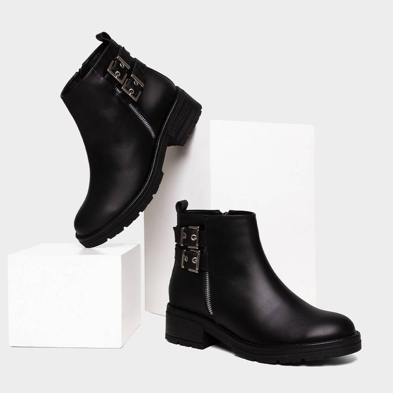 Botines-Casual-Footloose-Mujeres-Fds-015-Norma-Pu-NEGRO-37