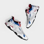 Zapatillas-Urbano-R18-Hombres-R18-Kh006--Textil-BLANCO-AZUL-ROJO-44