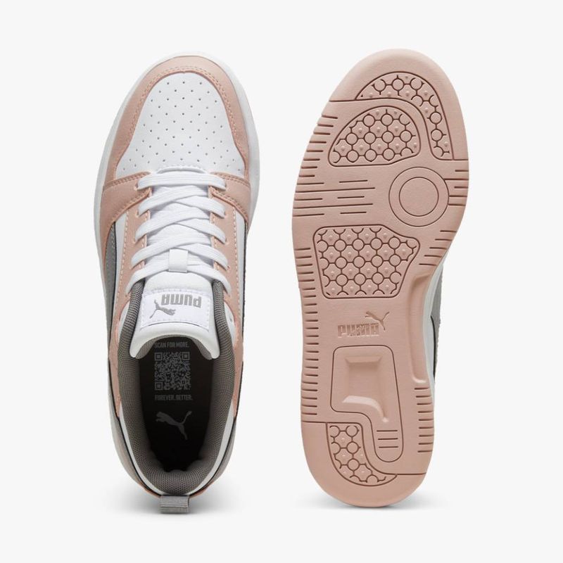 Zapatillas-Urbano-Puma-Mujeres-392328-20-Rebound-Sintetico-ROSADO-BLANCO-4.5