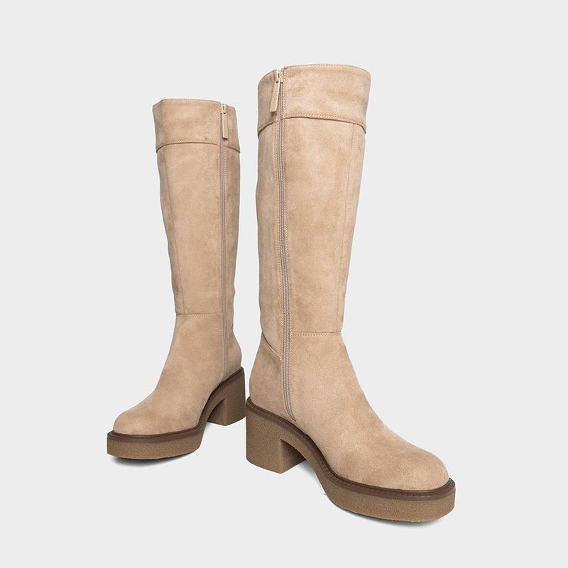 Botas-Casuales-Footloose-Mujeres-Fch-Hs64-Mirella-Microfibra-BEIGE-37
