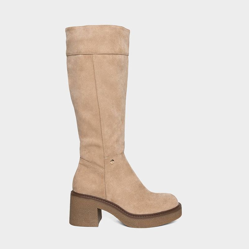 Botas-Casuales-Footloose-Mujeres-Fch-Hs64-Mirella-Microfibra-BEIGE-39