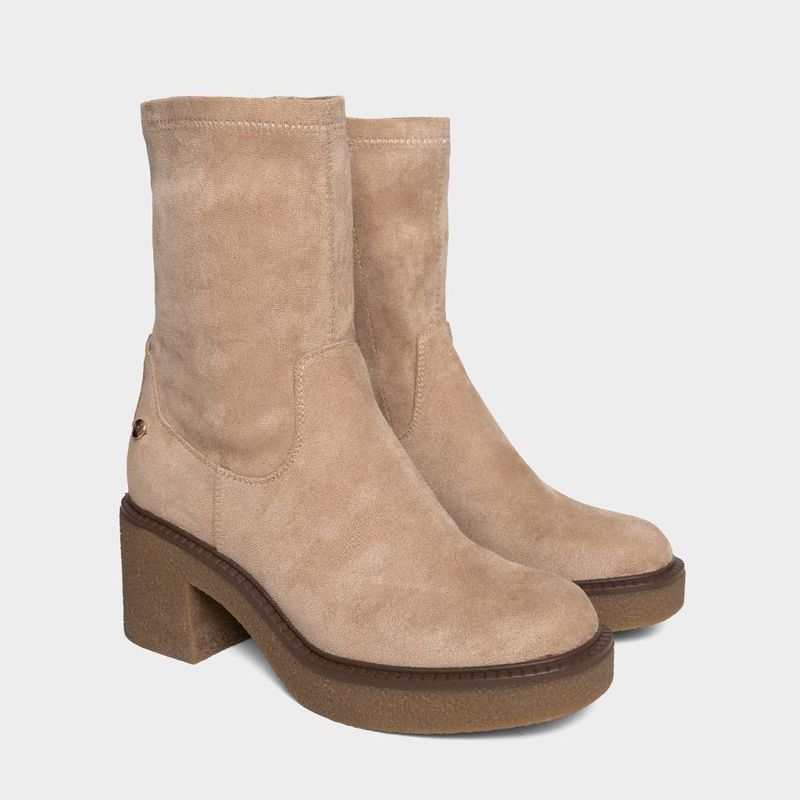 Botines-Casuales-Footloose-Mujeres-Fch-Hs67-Mikaela-Microfibra-BEIGE-36