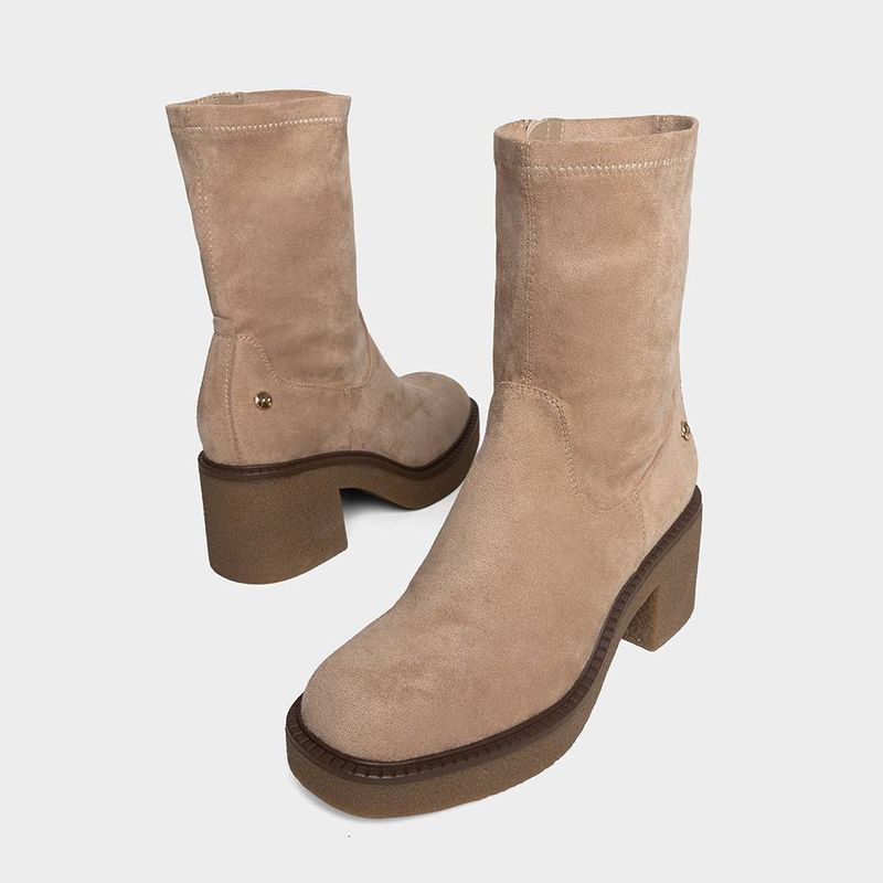 Botines-Casuales-Footloose-Mujeres-Fch-Hs67-Mikaela-Microfibra-BEIGE-36