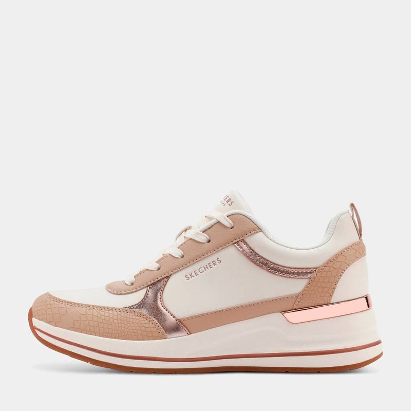 Zapatillas-Urbanas-Skechers-Mujeres-177345-Wnt-Billion-2-Fine-Shine-BEIGE-6.5