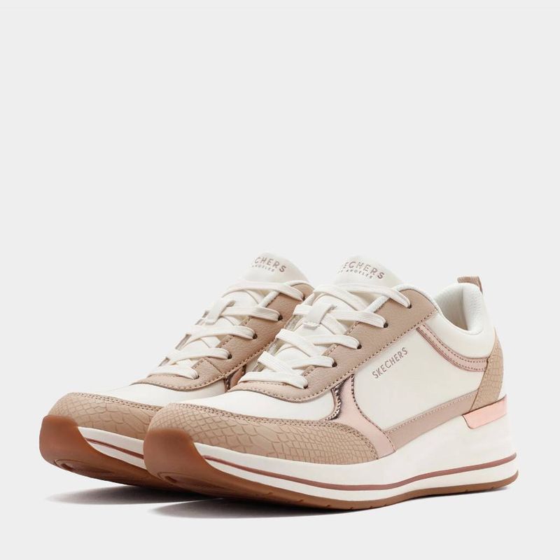 Zapatillas-Urbanas-Skechers-Mujeres-177345-Wnt-Billion-2-Fine-Shine-BEIGE-6.5