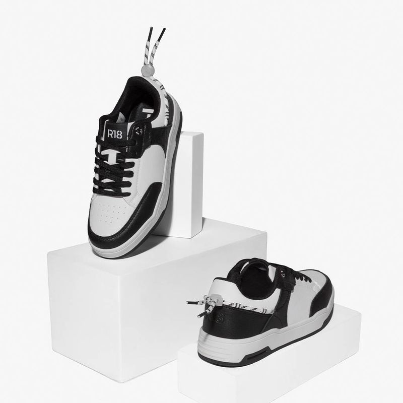 Zapatillas-Urbanas-R18-Mujeres-R18-Xw012--BLANCO-NEGRO-36