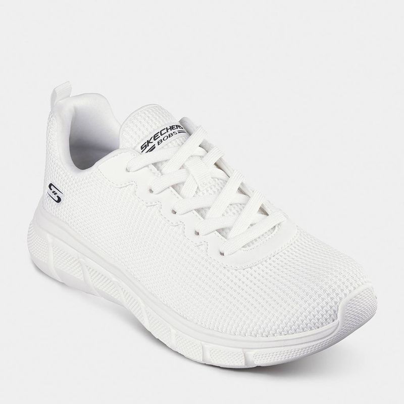 Zapatillas-Deportivas-Skechers-Mujeres-117346-W-Bobs-Sport-B-Flex-BLANCO-6.5