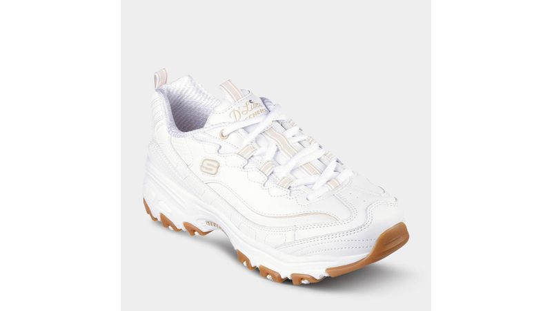 Zapatillas Skechers Mujeres 149807-Wht D Lites FOOTLOOSE