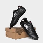 Zapatillas-De-Fútbol-Umbro-Hombres-86611U-Mph-Speciali-Liga-100-Tf-NEGRO/BLANCO-9.5-6
