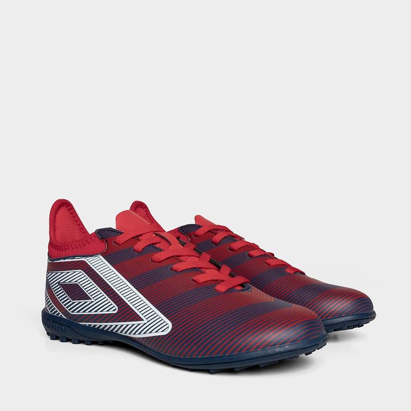 Zapatillas-De-Futbol-Umbro-Junior-81970U-Mcl-Veloce-Lt-Iii-Tf---Jnr-AZUL-ROJO-3.5