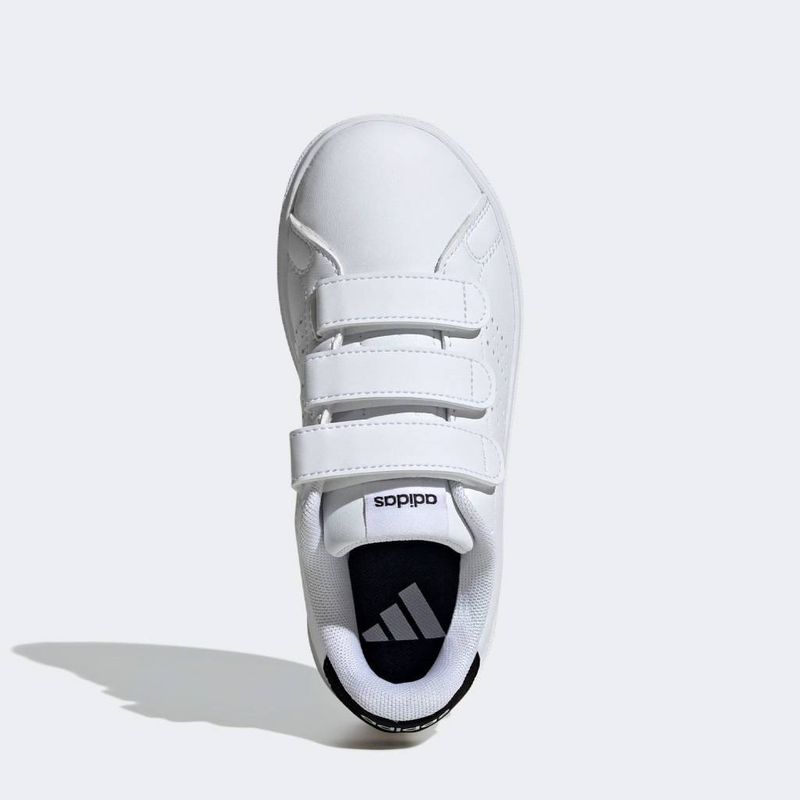 Zapatillas-Urbanas-Adidas-Pre-Escolar-Ih8122-Advantage-Base-2_0-Cf-C-Cuero-BLANCO-11