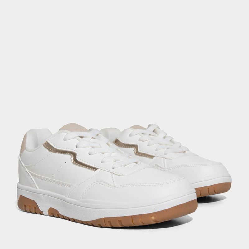 Zapatillas-Urbanas-R18-Mujeres-R18-Cd135-BLANCO-DORADO-36