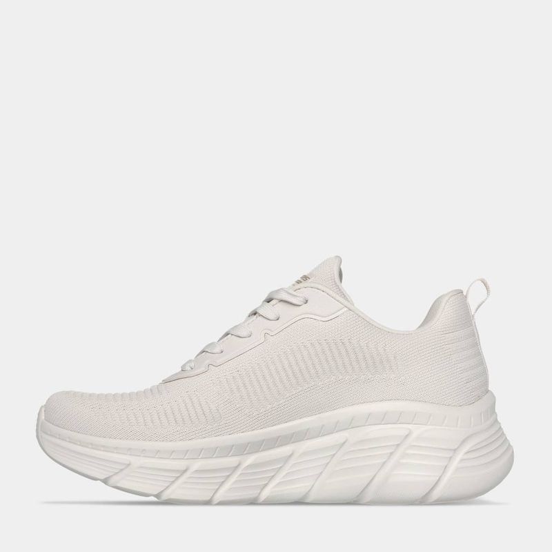 Zapatillas-Urbanas-Skechers-Mujeres-117385-Ofwt-Bobs-B-Flex-Hi-BEIGE-5.5