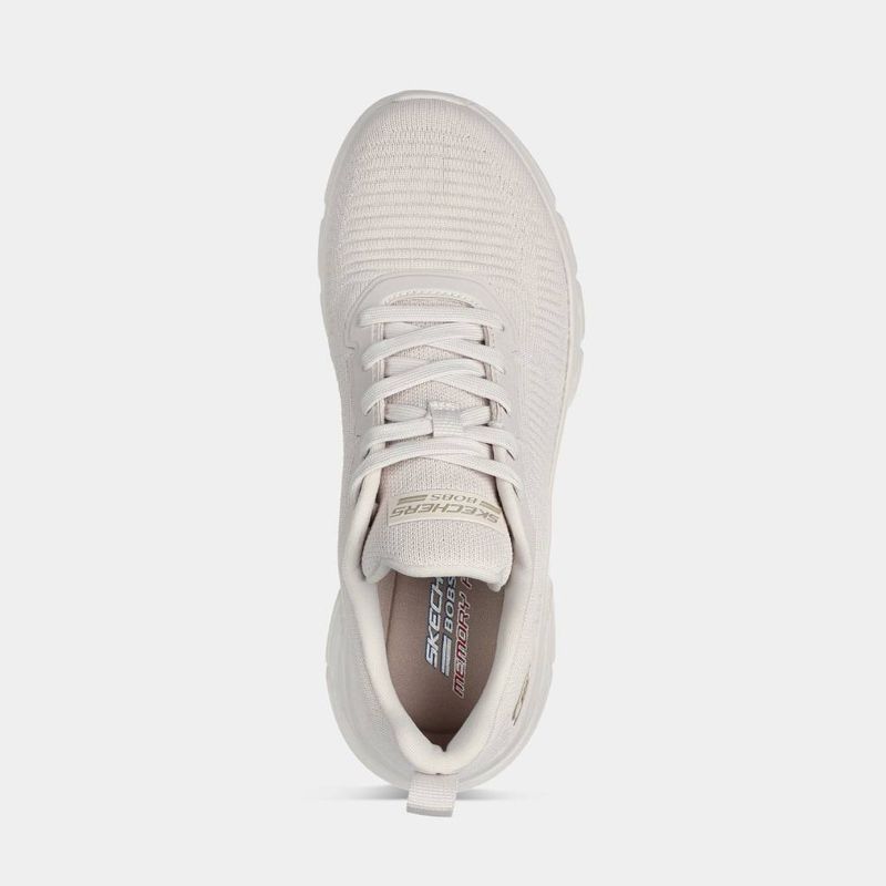 Zapatillas-Urbanas-Skechers-Mujeres-117385-Ofwt-Bobs-B-Flex-Hi-BEIGE-8.5