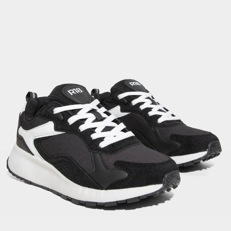 Zapatillas-Urbanas-R18-Hombres-R18-Cd143-NEGRO-BLANCO-39