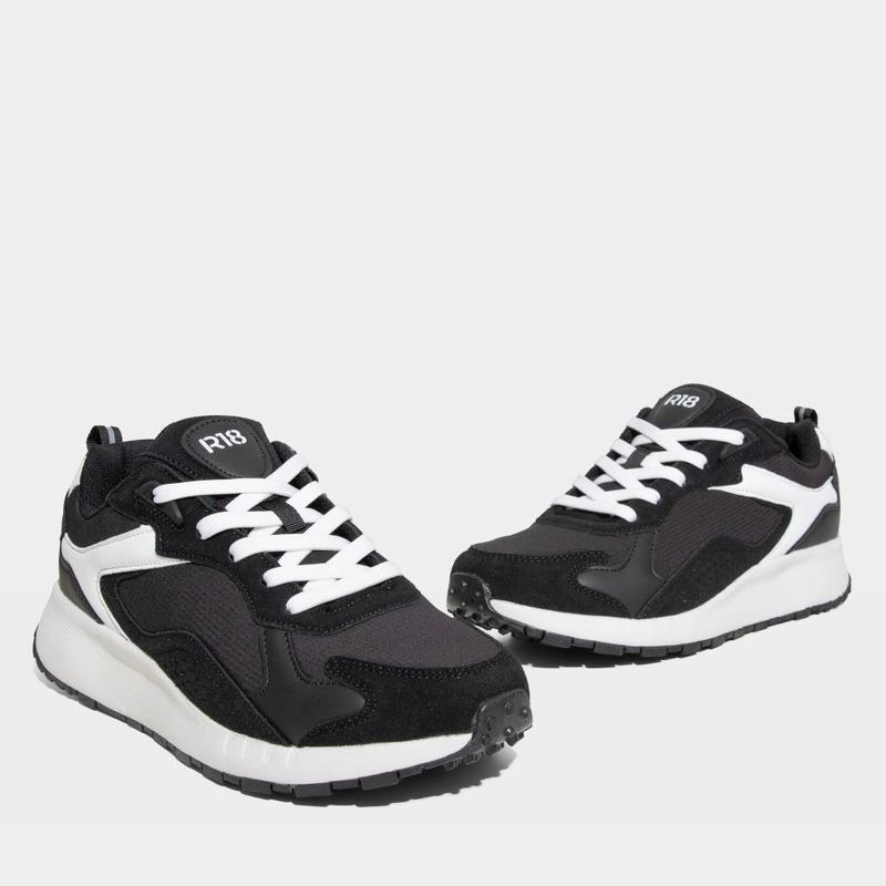 Zapatillas-Urbanas-R18-Hombres-R18-Cd143-NEGRO-BLANCO-40