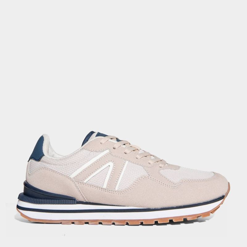 Zapatillas-Urbanas-R18-Hombres-R18-Xw025-BEIGE-AZULINO-40
