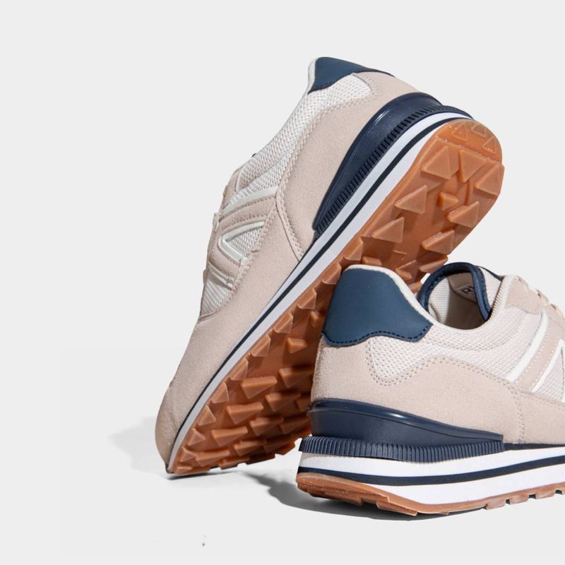 Zapatillas-Urbanas-R18-Hombres-R18-Xw025-BEIGE-AZULINO-40