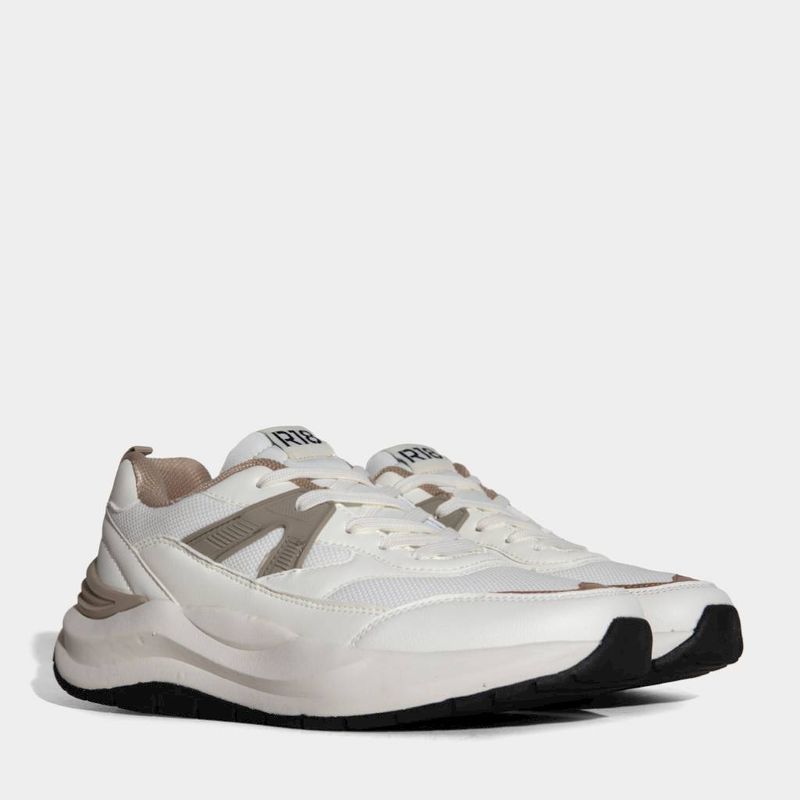 Zapatillas-Urbanas-R18-Hombres-R18-Cd142-BLANCO-BEIGE-44