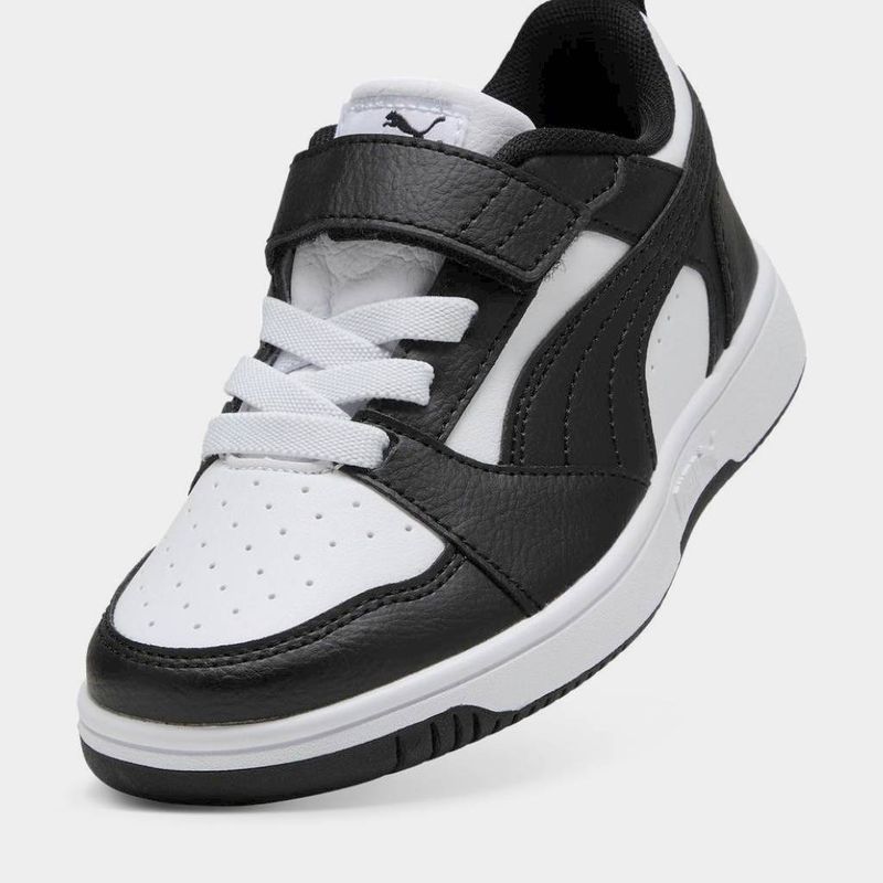 Zapatillas-Urbanas-Puma-Pre-Escolar-397419-01-Rebound-V6-Lo-Ac-Ps-NEGRO-BLANCO-11