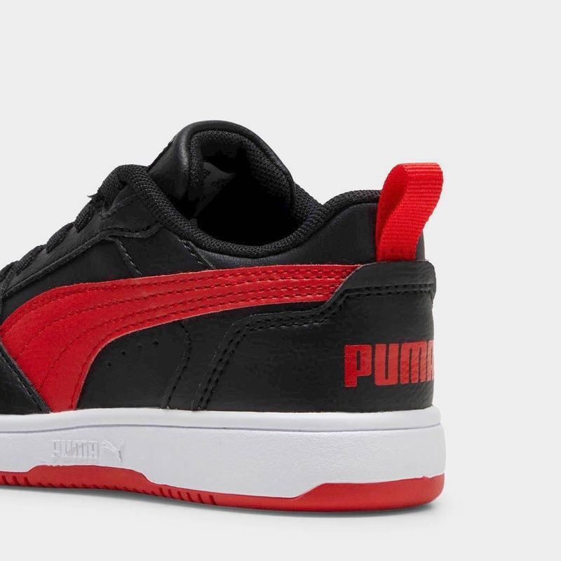Zapatillas-Urbanas-Puma-Pre-Escolar-396742-11-Rebound-V6-Lo-Ac-Ps-NEGRO/ROJO-12.5-5