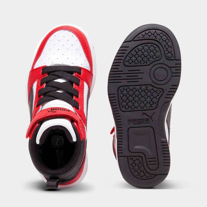 Zapatillas-Urbanas-Puma-Pre-Escolar-393832-03-Rebound-V6-Mid-Ac-Ps-BLANCO-ROJO-12