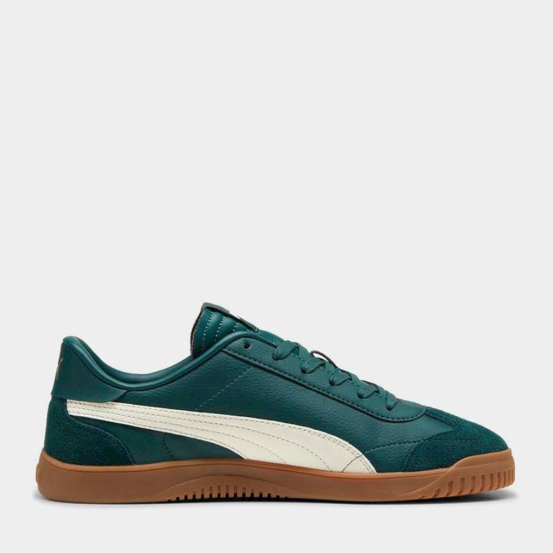 Zapatillas-Urbanas-Puma-Hombres-395104-08-Club-5V5-Sd-Cuero-VERDE-9