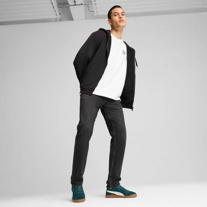 Zapatillas-Urbanas-Puma-Hombres-395104-08-Club-5V5-Sd-Cuero-VERDE-9