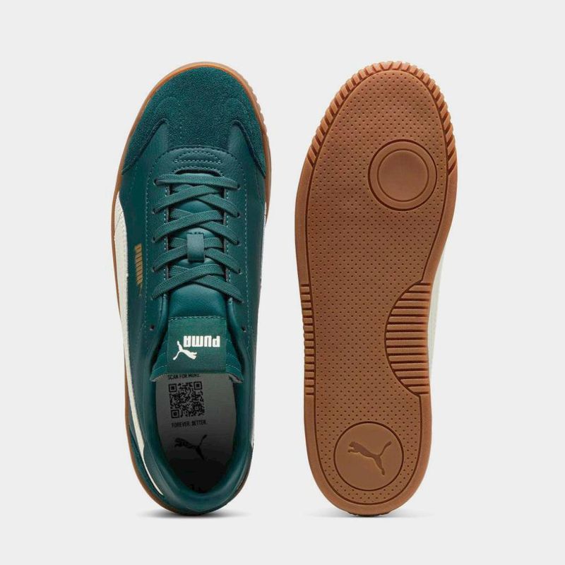 Zapatillas-Urbanas-Puma-Hombres-395104-08-Club-5V5-Sd-Cuero-VERDE-8