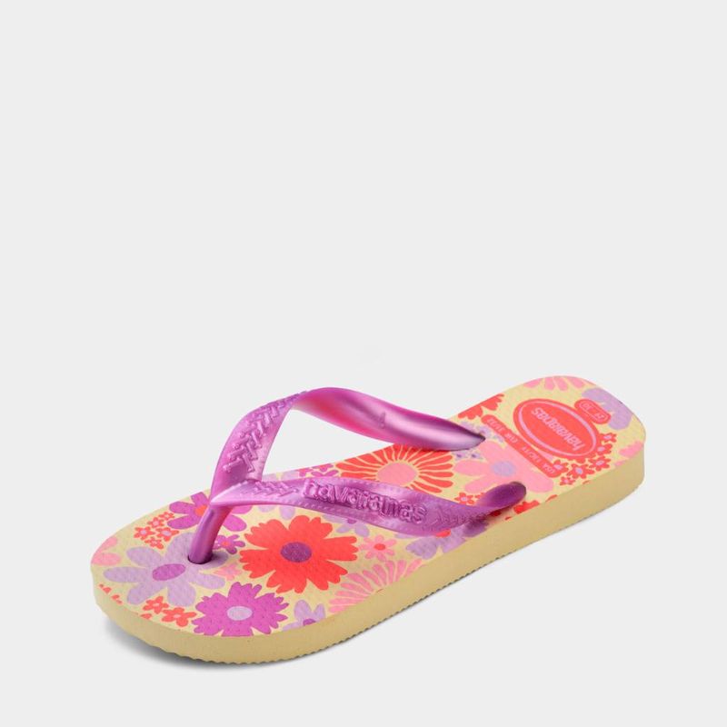 Sandalias-Playeras-Havaianas-Pre-Escolares-4000052-9256-Kids-Flores-MELON-LILA-ROSADO-29.5