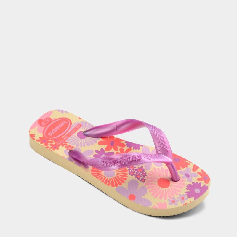 Sandalias-Playeras-Havaianas-Pre-Escolares-4000052-9256-Kids-Flores-MELON-LILA-ROSADO-29.5