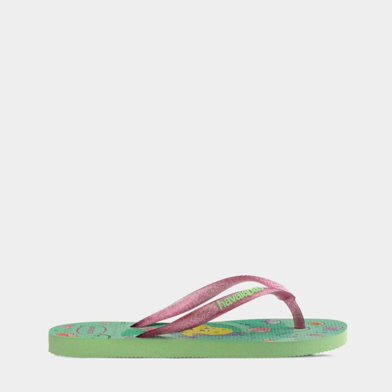 Sandalias-Playeras-Havaianas-Pre-Escolares-4123328-2630-Kids-Slim-Princess-VERDE-ROSADO-33.5