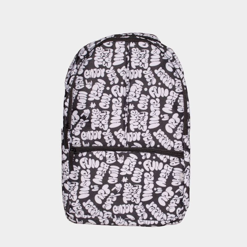 Mochila-Escolar-R18-Junior-R18-I0206-NEGRO-BLANCO-Talla-Unica