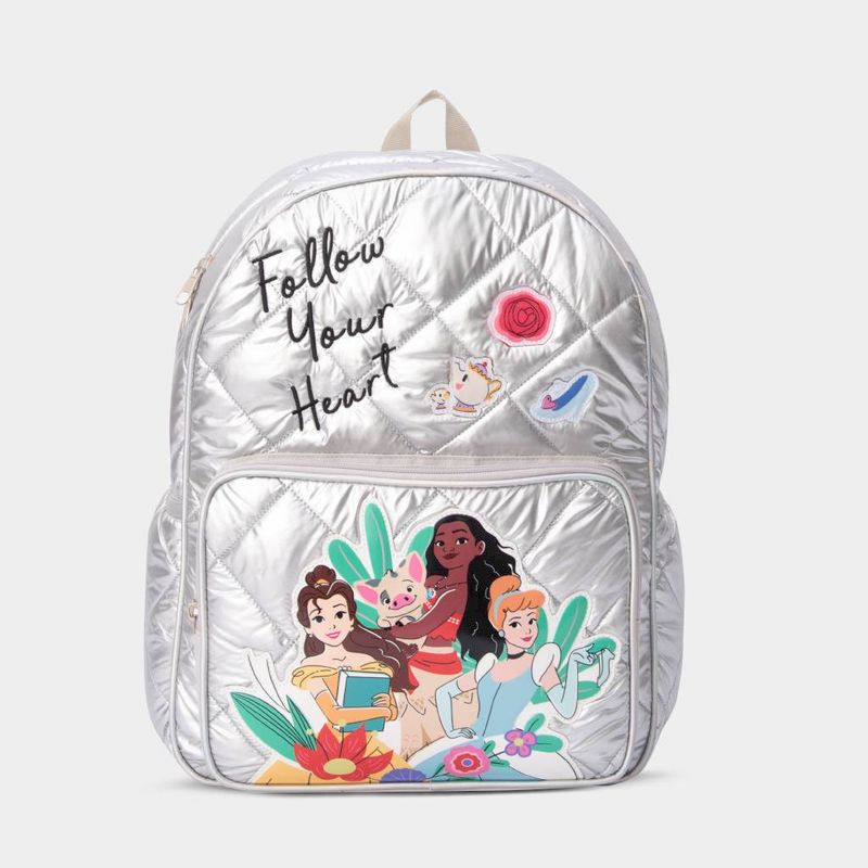 Mochila-Escolar-Dreamland-Junior-7750498532080-Princesas-SILVER-Talla-Unica