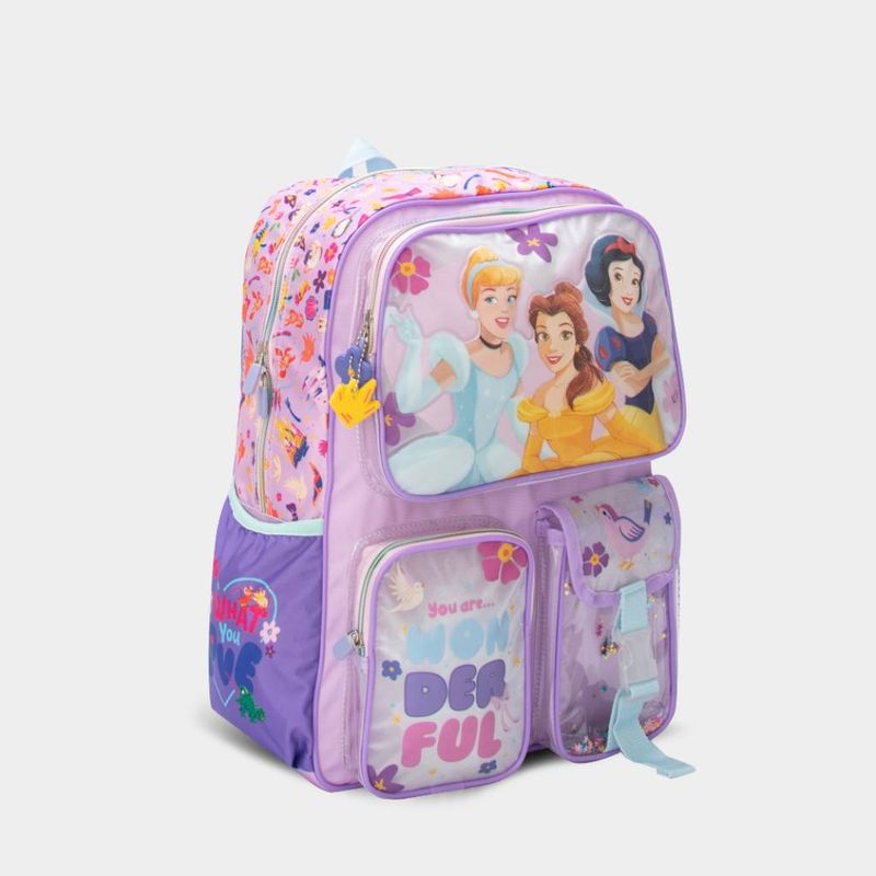 Mochila-Escolar-Dreamland-Infante-7750498530109-Princesas-LILA-Talla-Unica