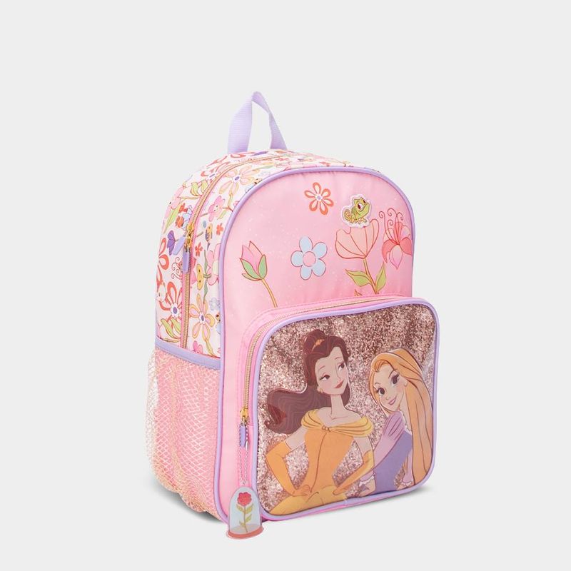 Mochila-Escolar-Dreamland-Junior-7750498530130-Mini-Mochila-Princesas-ORO-ROSA-Talla-Unica