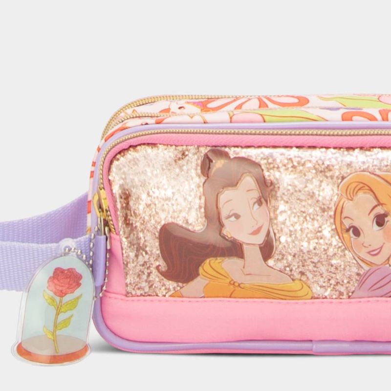 Cartuchera-Escolar-Dreamland-7750498530154-Princesas-ORO-ROSA-Talla-Unica