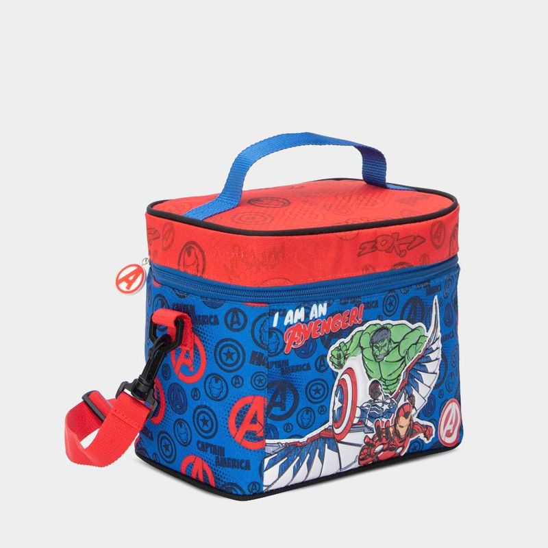 Lonchera-Escolar-Dreamland--7750498530246-Avengers-AZUL-ROJO-Talla-Unica