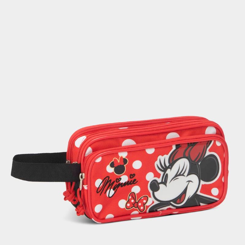 Cartuchera-Escolar-Dreamland-7750498532325-Minnie-ROJO-NEGRO-Talla-Unica
