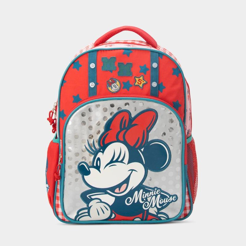 Mochila-Escolar-Dreamland-Pre-Escolar-7750498532417-Minnie-ROJO-AZUL-Talla-Unica