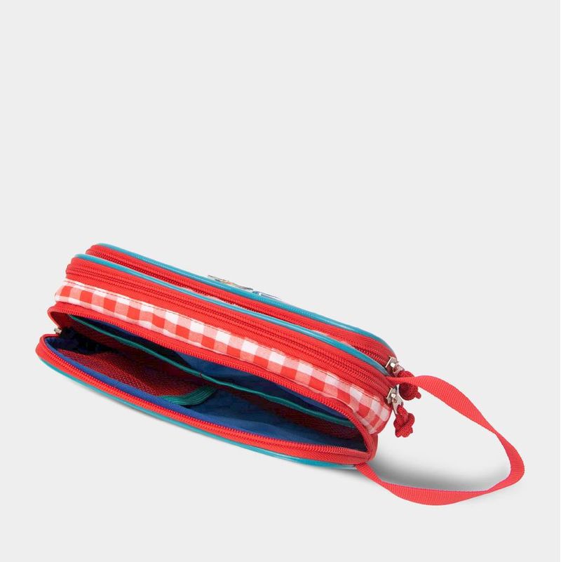Cartuchera-Escolar-Dreamland-7750498532431-Minnie-ROJO-AZUL-Talla-Unica