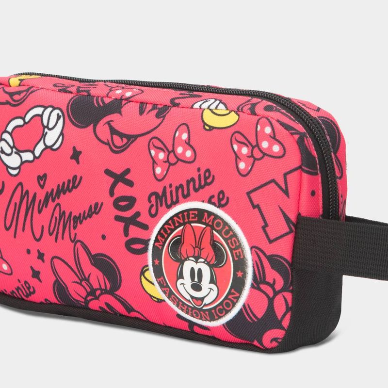 Cartuchera-Escolar-Dreamland--7750498531113-Classic-Minnie-ROJO-NEGRO-Talla-Unica