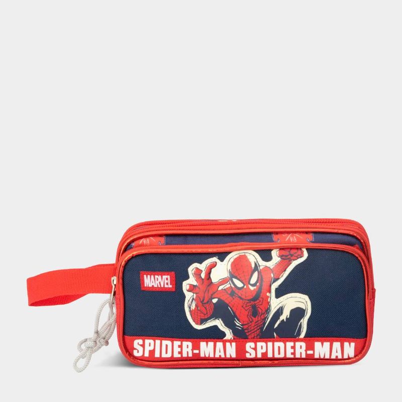 Cartuchera-Escolar-Dreamland-7750498532585-Spiderman-AZUL-ROJO-Talla-Unica