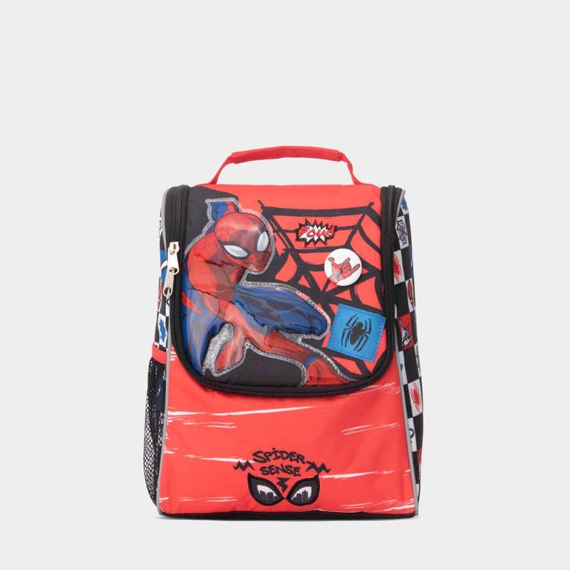 Lonchera-Escolar-Dreamland--7750498532615-Spiderman-AZUL-ROJO-Talla-Unica